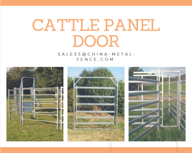 2019 galvanized Ideal light and transportable feedlot panels