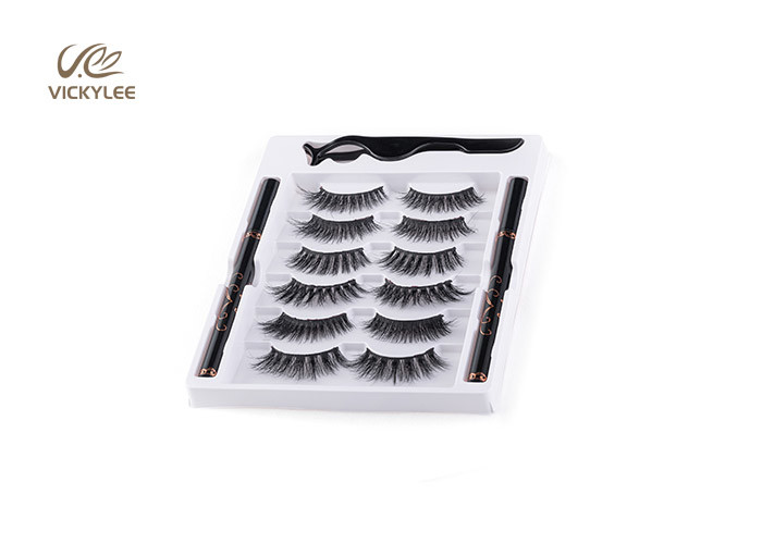 Reusable 6 Pairs 5D Faux Volume Fill Eyelash Extensions