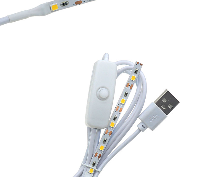 High Quality USB Controller Dimmer Power on off Switch Cable with LED Light Strip Lamp