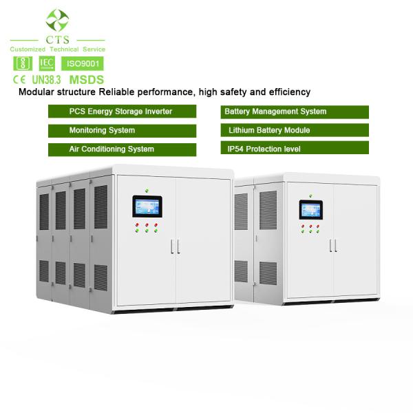 CTS BESS Solar Battery Storage System 75kwh 150kwh 300kwh Lifepo4 Battery