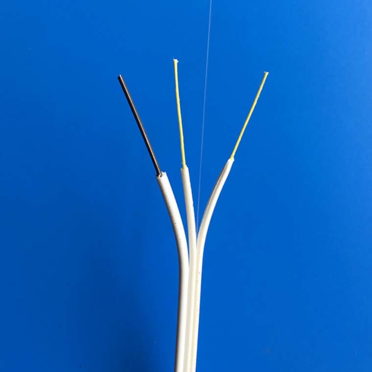 LSZH Jacket FTTH Single Mode Optical Fiber Drop Cable Designed In Elastic GJYXFCH 1B