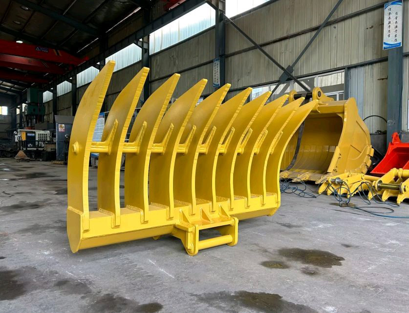 Q355B 45T Mini Excavator Root Rake Construction Machinery Parts