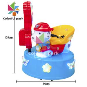 China Fiberglass Coin Operated Kiddie Ride Paw Patrol Themed For 1 Player on sale