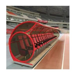 Football Stadium Dugout With Shatter-Proof Polycarbonate Board And Portable