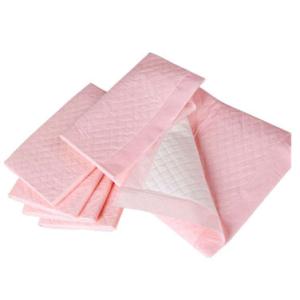 China Waterproof 80*150 Fluff Pulp Baby Undersheet Bulk Disposable Underpads on sale
