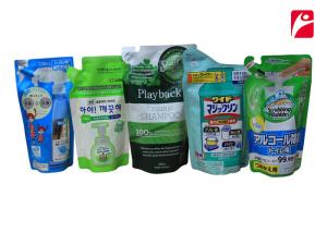  Liquid Plastic Zipper Bags With Zipper Ny / Pe laminated Packaging Anti - Counterfeit Manufactures