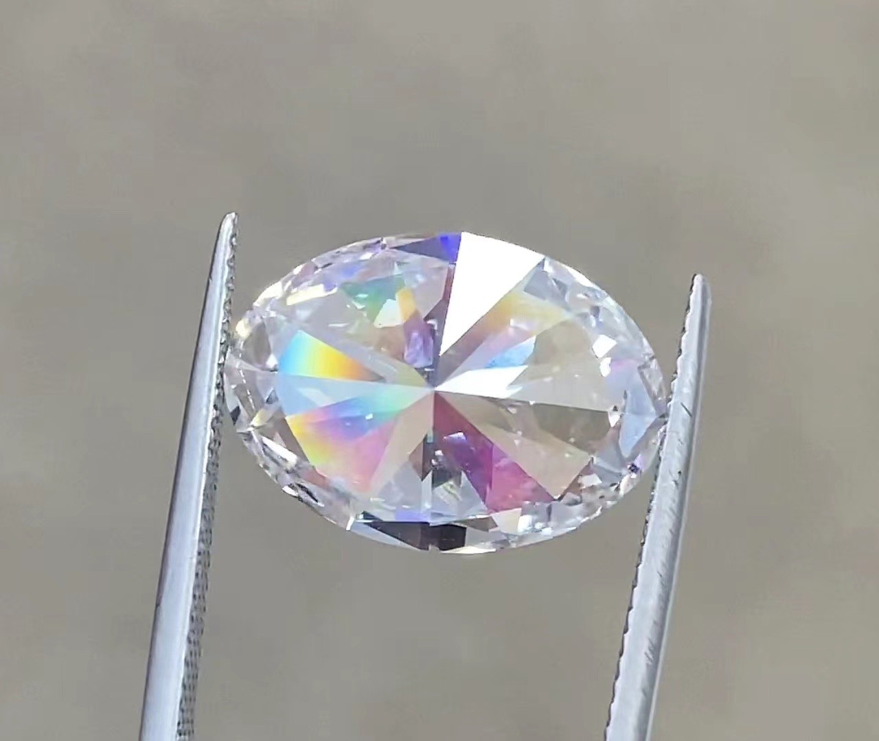 Oval Lab Created Diamonds 1CT CVD D VVS1 Loose Diamond For Jewelry Decoration