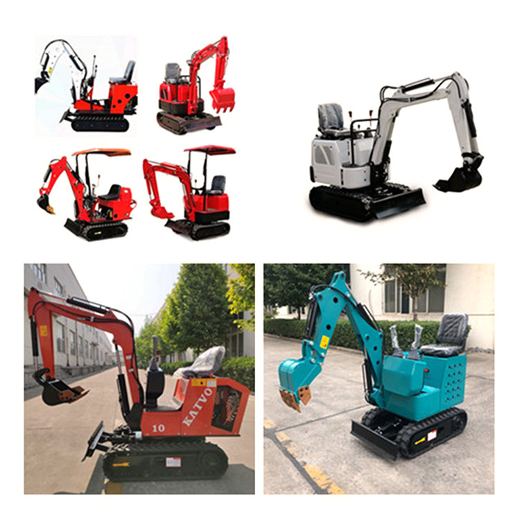 OEM Red Small Digger Diesel Engine Mini Excavators For Farm Winery Agricultural Garden Excavator