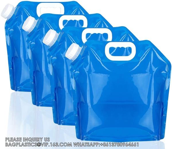 3L5L Spout Plastic Container Bag For Liquid Drink Juice Beer Pouch Package
