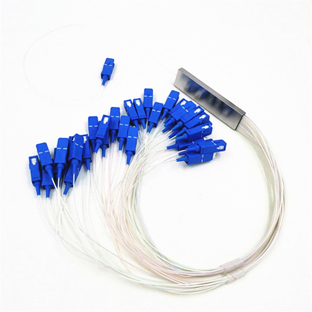 FTTH olt fttx fiber optical pvc corning 1 x n plc splitter 1x128 PLC splitter