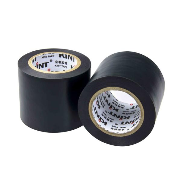 Black Silver Strong Adhesive PVC Duct Sealing Tape Duct Hvac Pipe Insulation