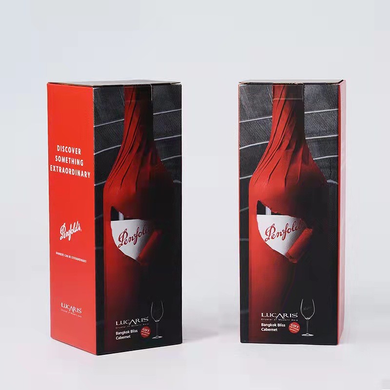 Eco Advantage Wine Food Packaging Paper Box Folders Box Type CMYK/Pantone Printing