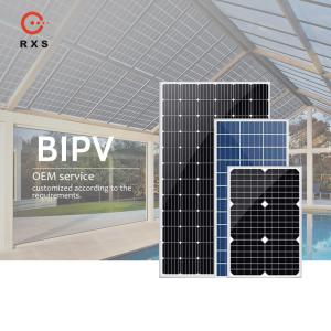 High Efficiency Waterproof Transparent BIPV Solar Panels 280W With Protective