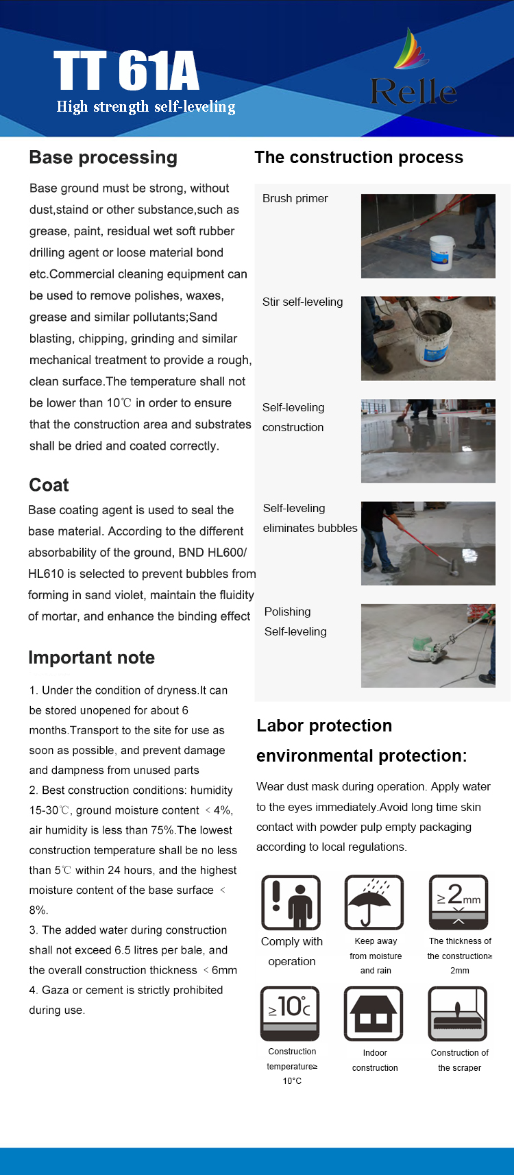 Gray Cement Lime Mortar 25kg Self Leveling Compound Floor Leveling Compound