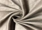Customize Color Faux Suede Fabric For Clothing , 105D Stretchable Suede Fabric