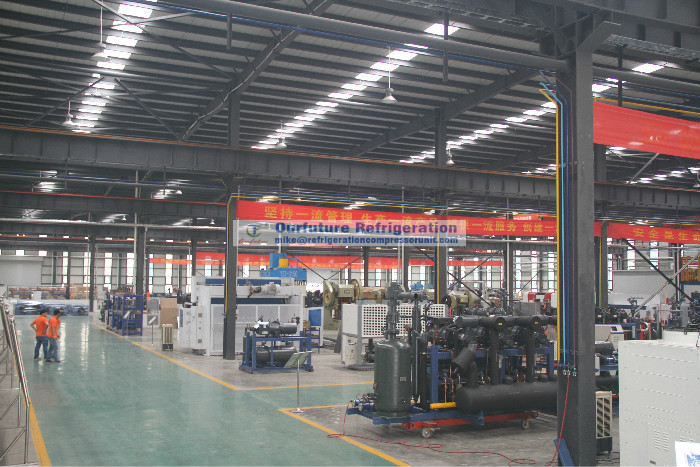 R404a piston type refrigeartion compressor unit for 2℃ fruit cold storage
