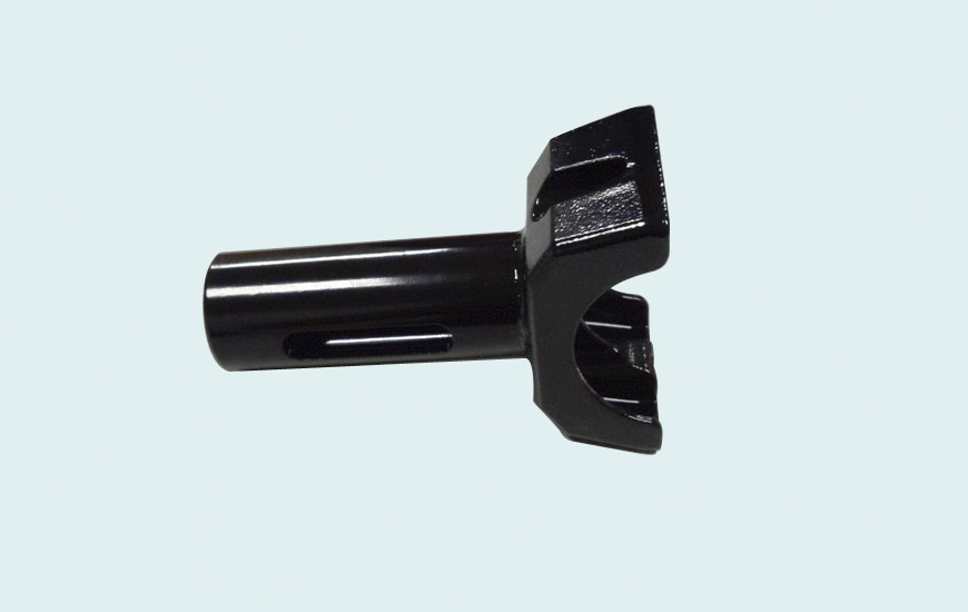 Custom CNC lathe machining ST303 part with black electrophoresis finish