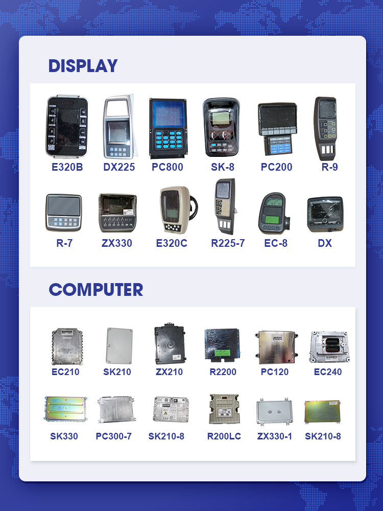 Belparts VOE 14390065 EC210B EC240B EC290B Engine Monitor Panel Display EC360B EC330B EC460B ECU Monitor