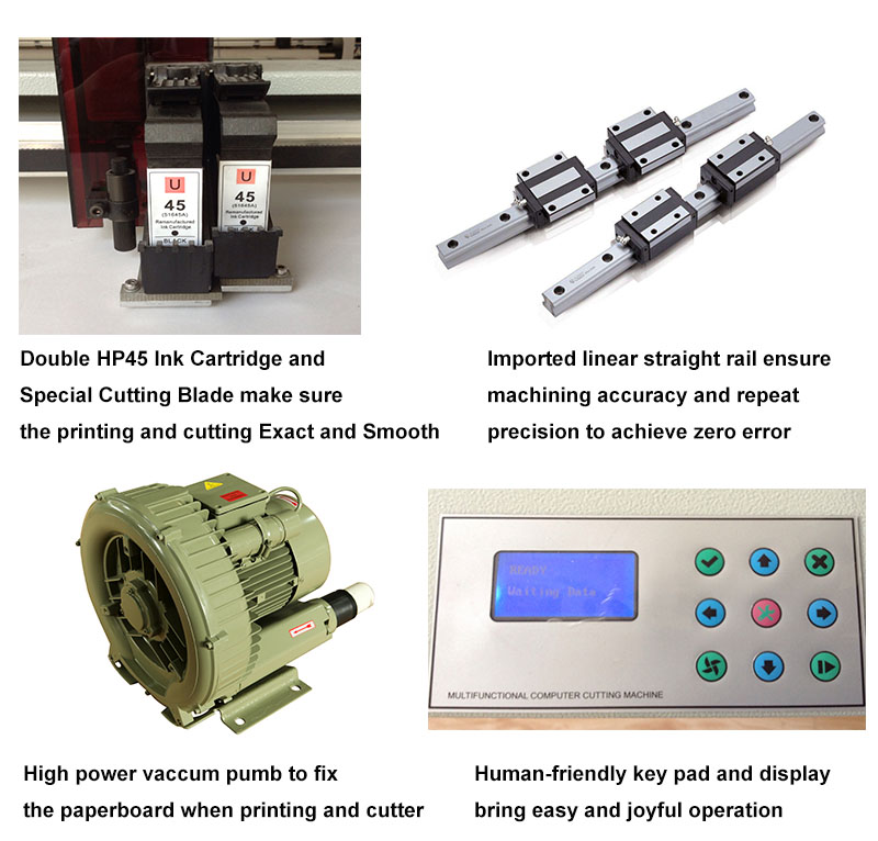 Textile Paper board cutter for cutting pattern supports all CAD Software