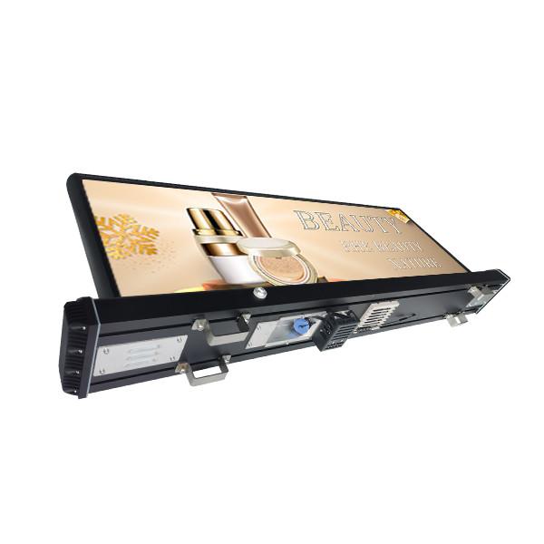 Shockproof Smart P5 Uber Taxi Roof LED Display 4G Advertising on taxi