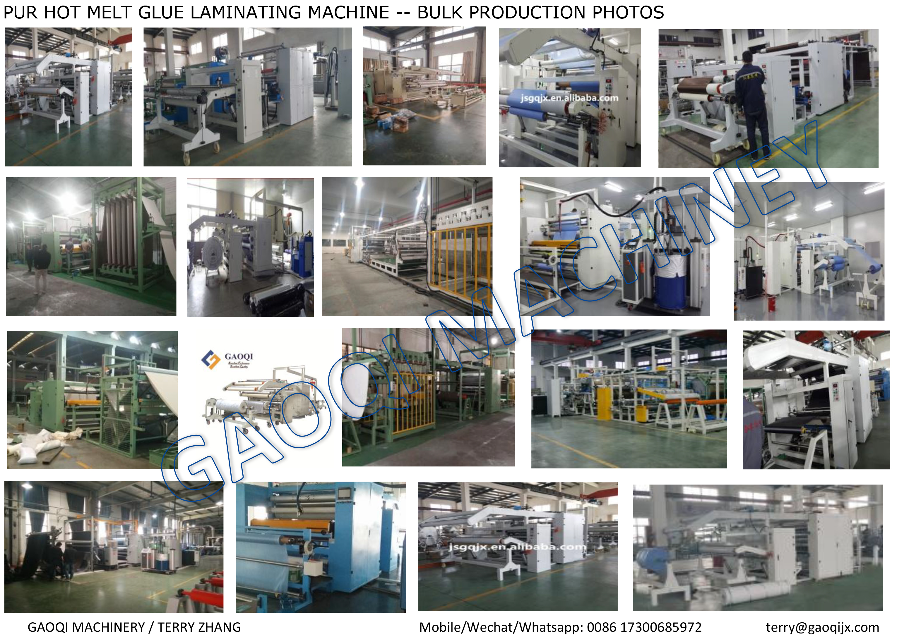 Solventless PUR Hot Melt Glue Laminating Machine 1600mm Max Width No Need for Solvent