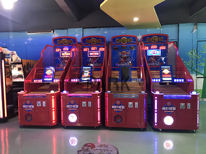 Classic Arcade video Redemption Game / Crazy Coin Operated street Basketball Machines