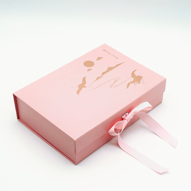 Book Type Keepsake Folding Cardboard Boxes Organizer Packaging ODM
