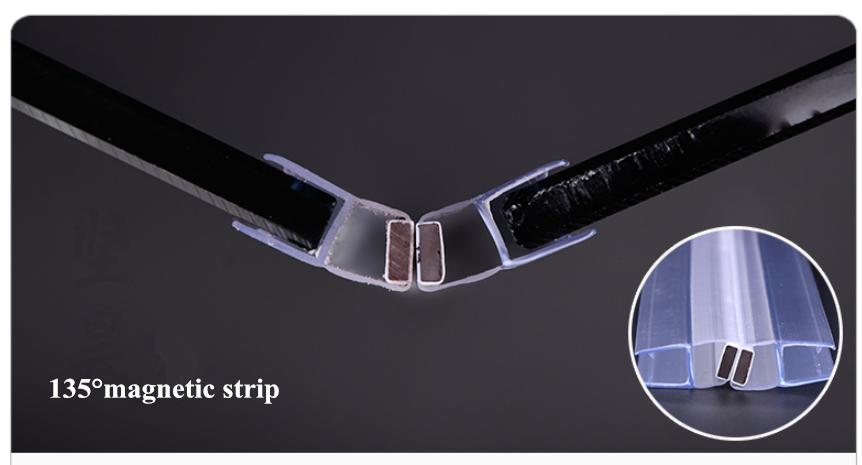 Modern Design Style Hotel Frameless Shower Door Bottom Seal for Water Barrier Creation