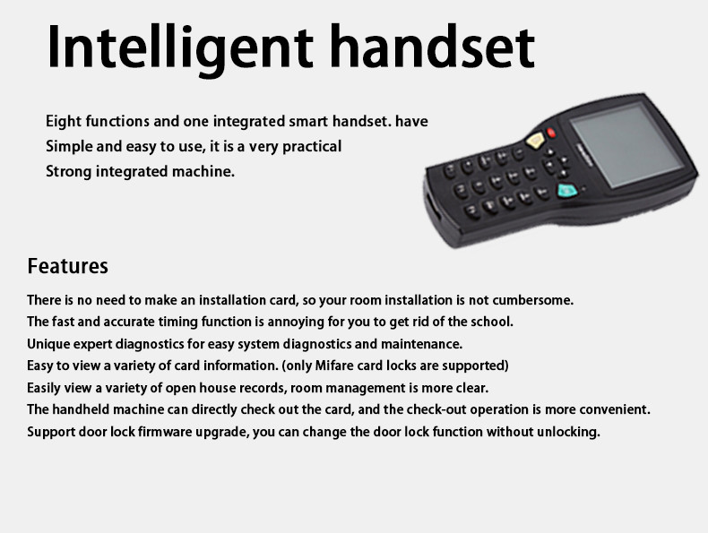 304 Stainless Steel RFID Hotel Door Locks With Free Software High Efficiency
