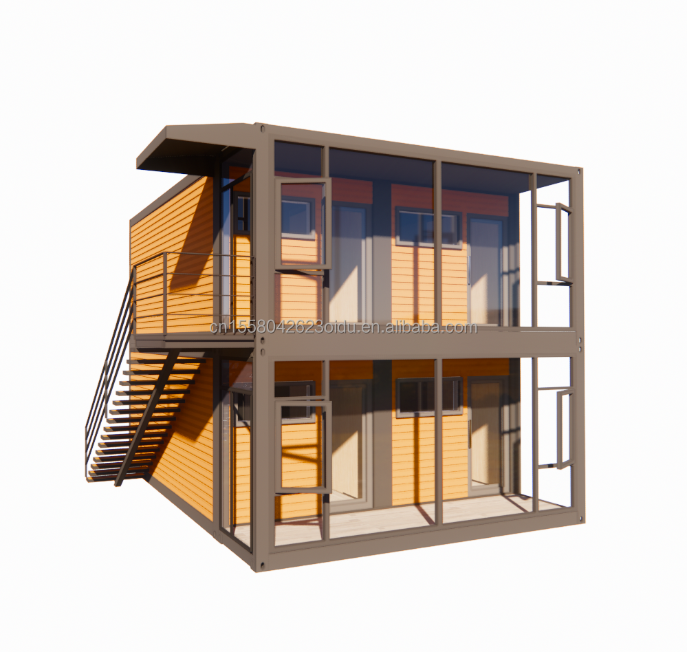 Galvanized Steel Square Tubes 20ft Detachable Flat Pack Shipping Container for Modern Home Villa Mall School