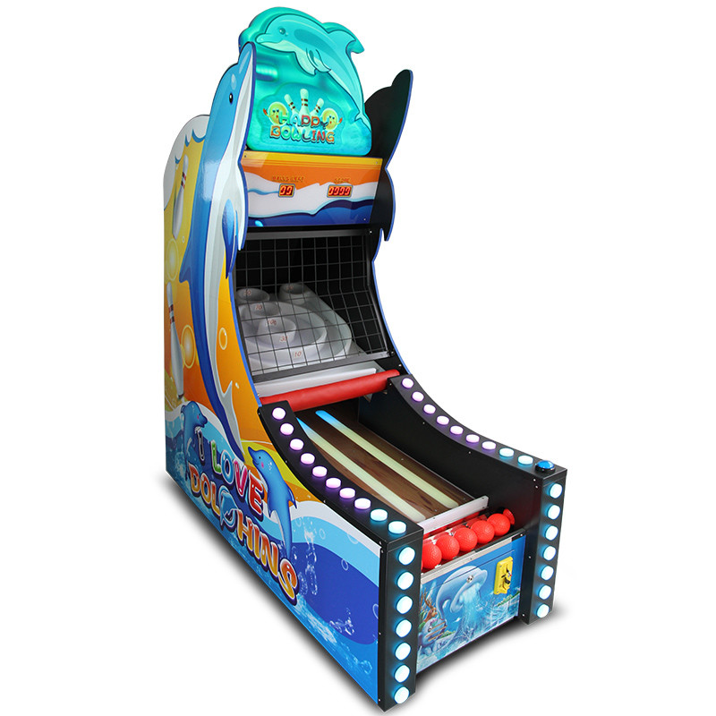 Indoor Kids Arcade Machine / Electronic Amusement Happy Bowling Sports Game Machine