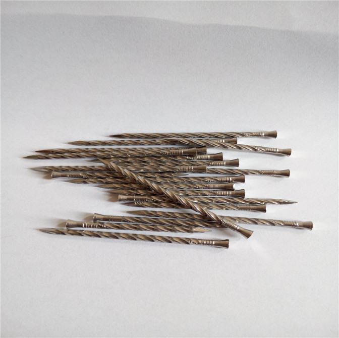 Natrual 3.0 X 65MM Stainless Steel Screw Shank Nails For Decks And Docks