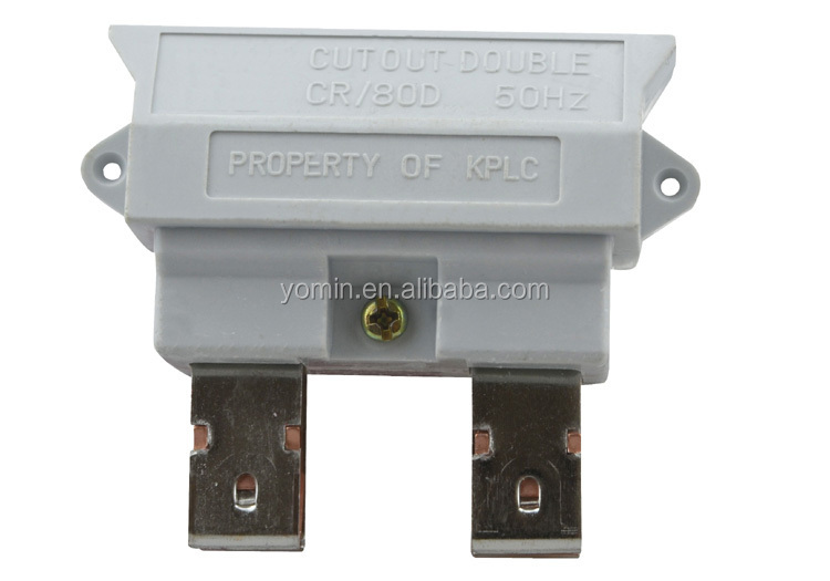 cut-out fuse 1P+N 60/80A (Double)