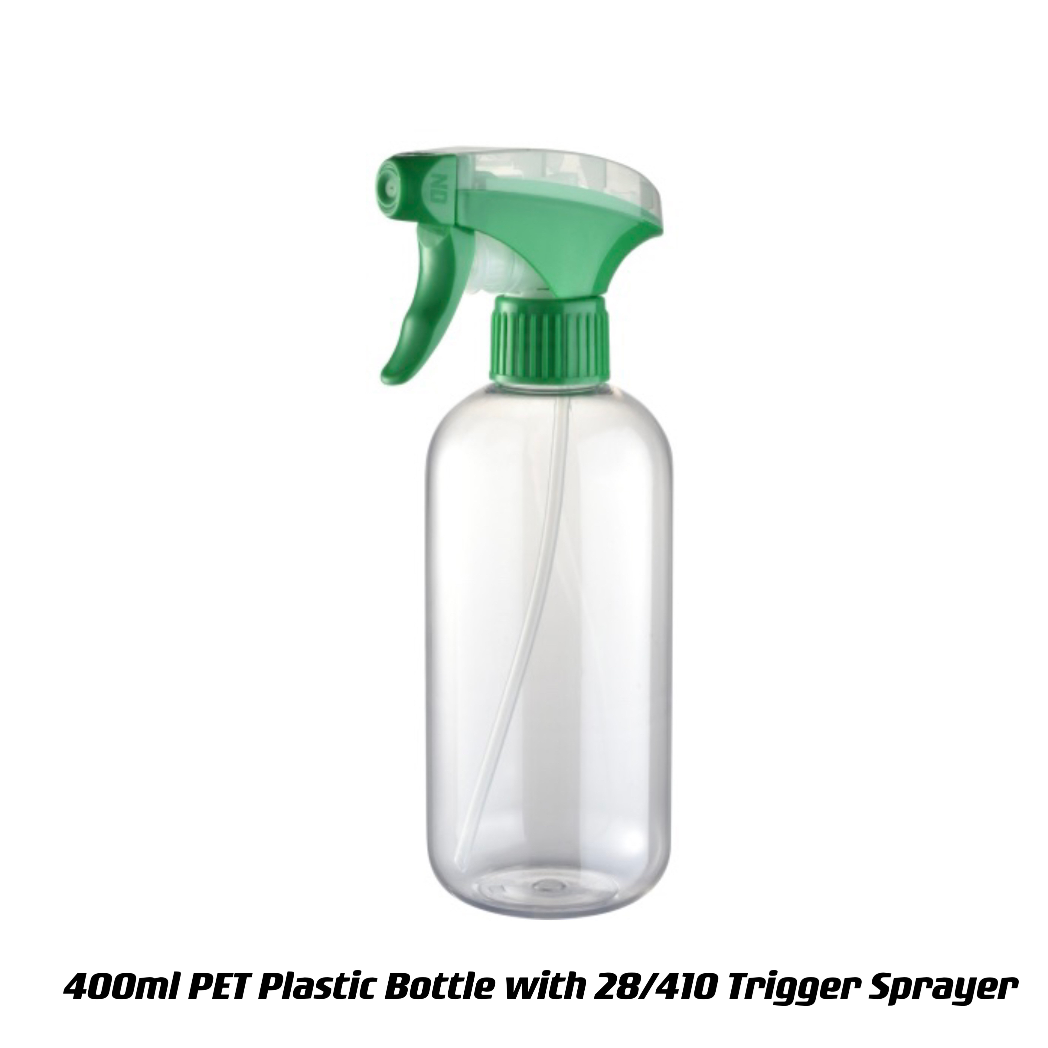 Highly OEM/ODM 400ml Transparent Bottle with Spray Gun Made In Collar Material PET