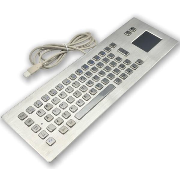 IP65 Industrial Stainless Steel Keyboard with touchpad Waterproof Dustproof