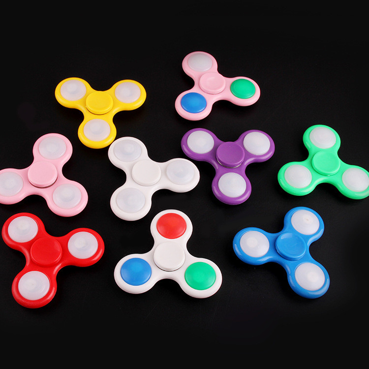 Various Color ABS Spinner Fidget Puzzle Tri-Spinner Hand Spinner More than 3Mins