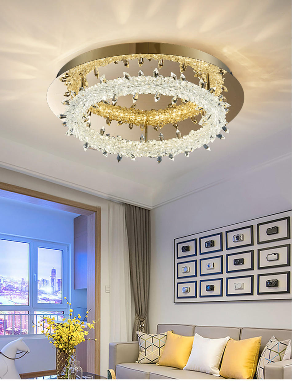 Crystal Led Ceiling Chandelier For Living Room Bedroom modern ceiling lamp(WH-CA-68)