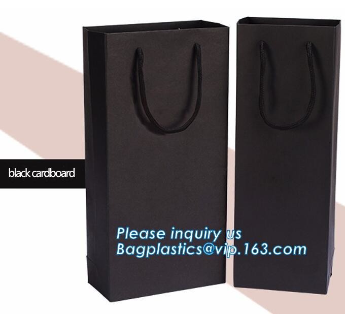 Flower carrier bag with different color customized pot plants kraft paper bag with handle,stamping logo fancy paper flow