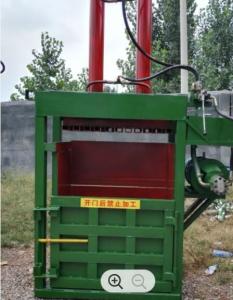 China 800*400 PE Strapping Vertical Cardboard Baler Semi Automatic Baler on sale