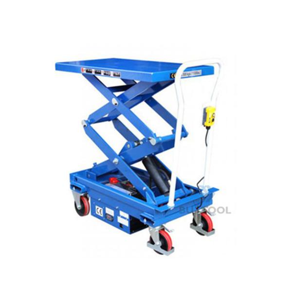Vehicle Industrial Long Deck Mobile Scissor Lift Mobile Equipment 1100lbs 40"X20