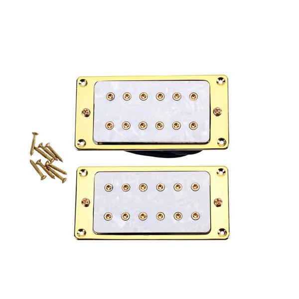 White Pearl Guitar Pickups Double Coil Humbucker Pickups SG ST Epihone Electric