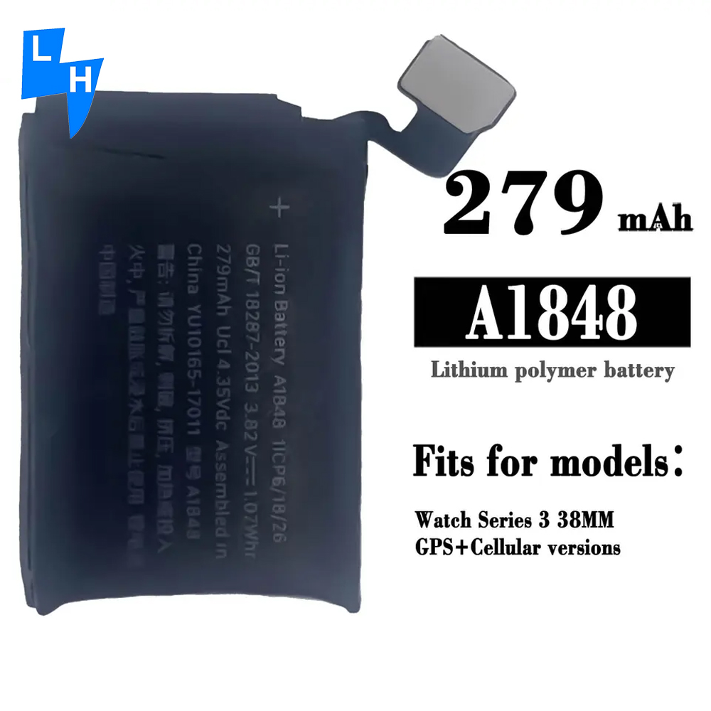 500pcs OEM Rechargeable Batteries for Apple Series 3 38mm 42mm A1850 A1875 A1847 A1848