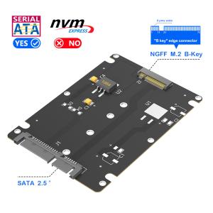 M.2 SATA to 2.5 Inch SATA III Adapter for NGFF SSD