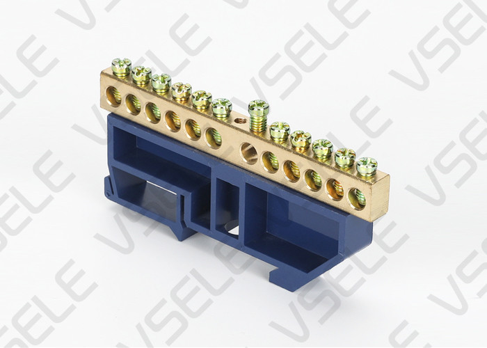 Plastic Wire Arc Busbar Terminal Block Electrical Flame Retardant Anti Oxidize