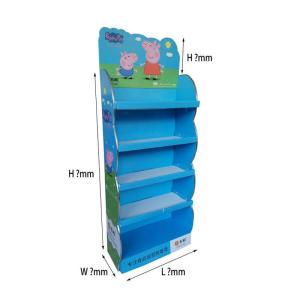 Flute Paperboard Cardboard Counter Display Pop Up Retail Display