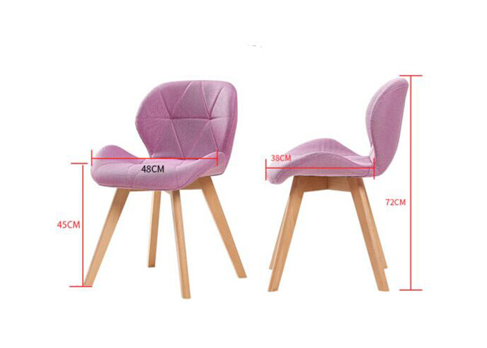 Thick Beech Wood Leg Dining Chair Is Strong And Durable