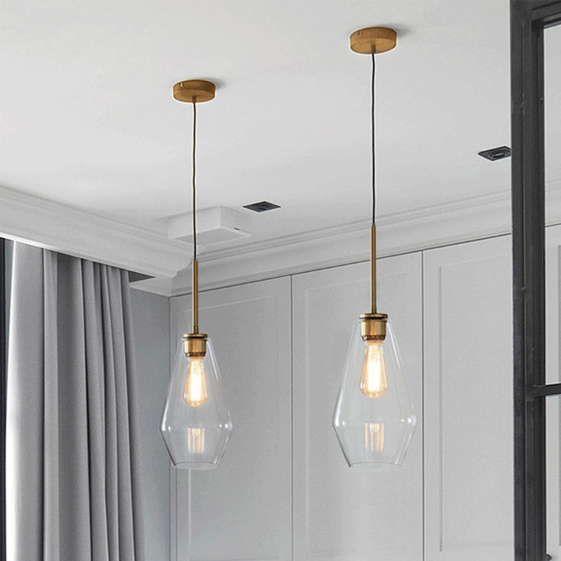 Smoked glass pendant light for indoor Kitchen Dining room Decoration (WH-GP-03)