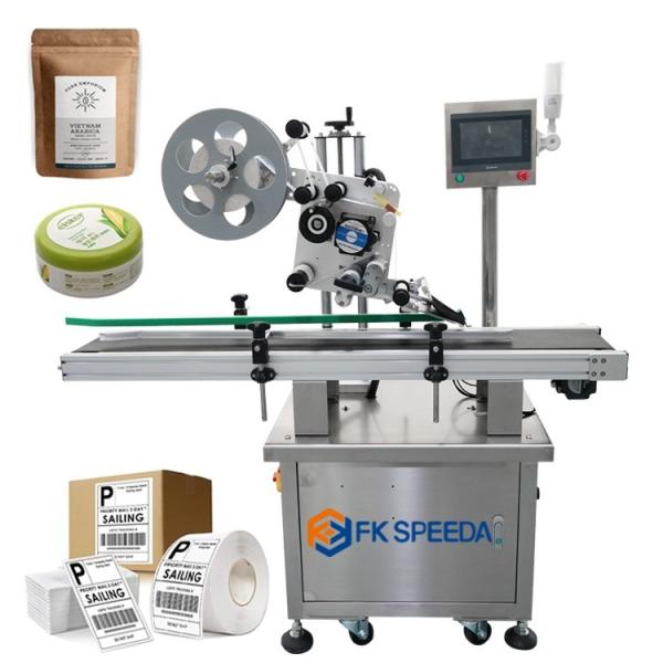 FK-711 Flat Label Machine for Box 15mm High Speed Carton Express Bag Mylar Bag