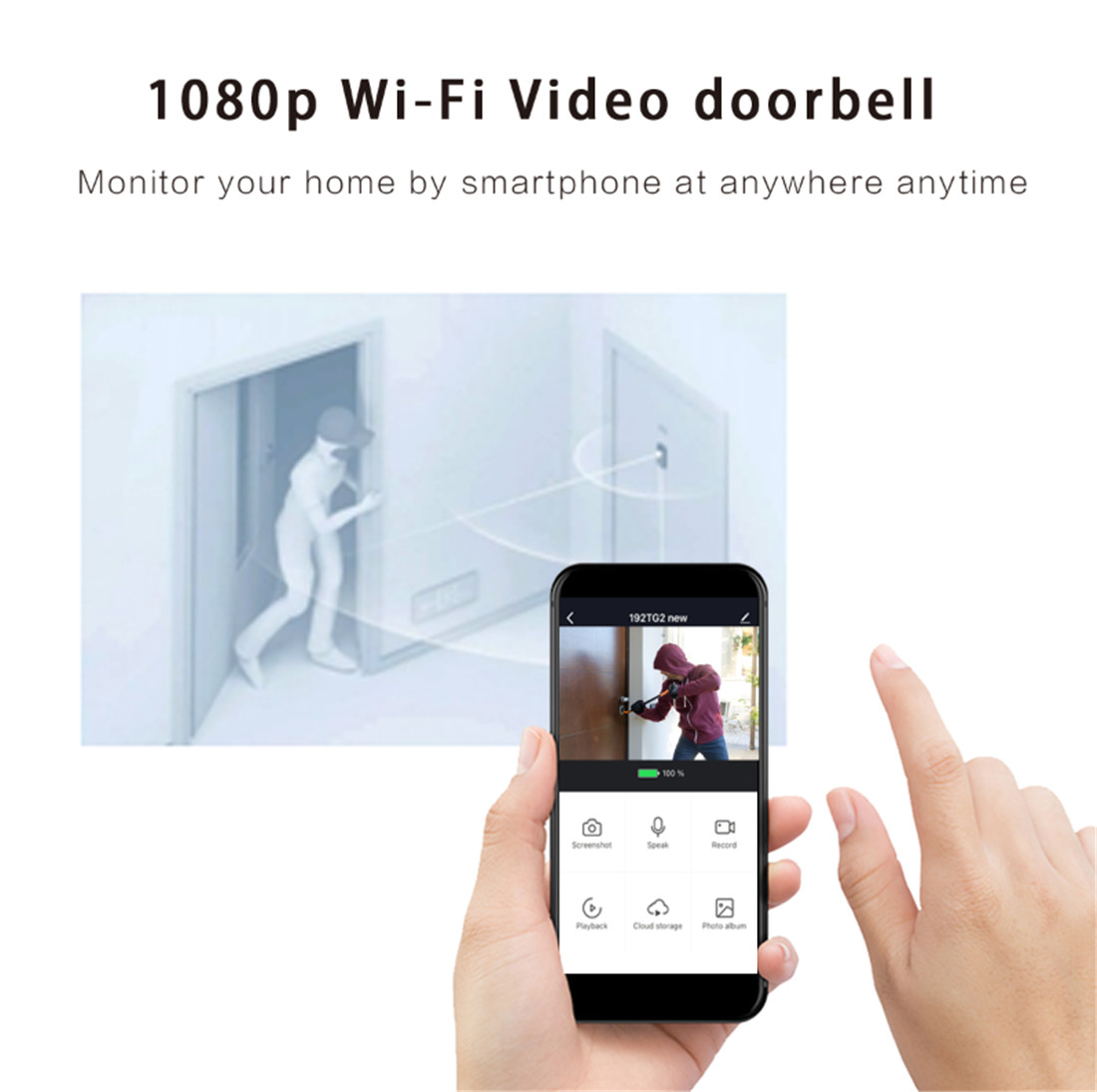 1080P Outdoor Smart Battery Doorbell