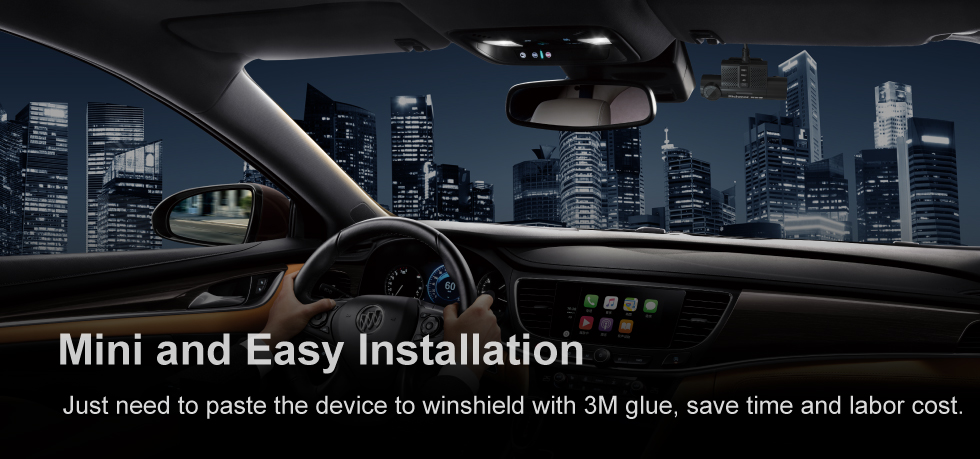2CH 1080P Dashcam Dual Camera Mobile DVR Car BK6MZ Car Black Box Wireless CCTV System